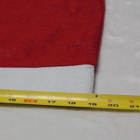 Giant Christmas Red Santa Hat Big Snowman Skeleton Oversize 19" X 23" - Picture 5 of 6